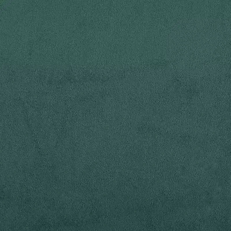 Panca in velluto verde scuro con cuscini
