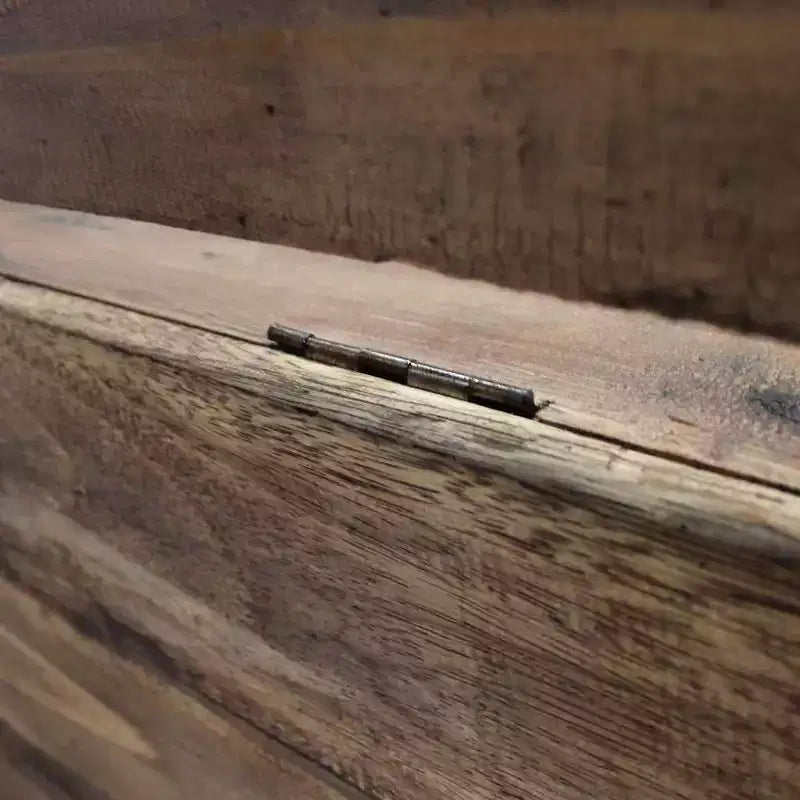 Panca in legno massello di mogano, 86 x 40 x 60 cm