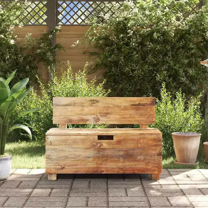 Panca in legno massello di mogano, 86 x 40 x 60 cm