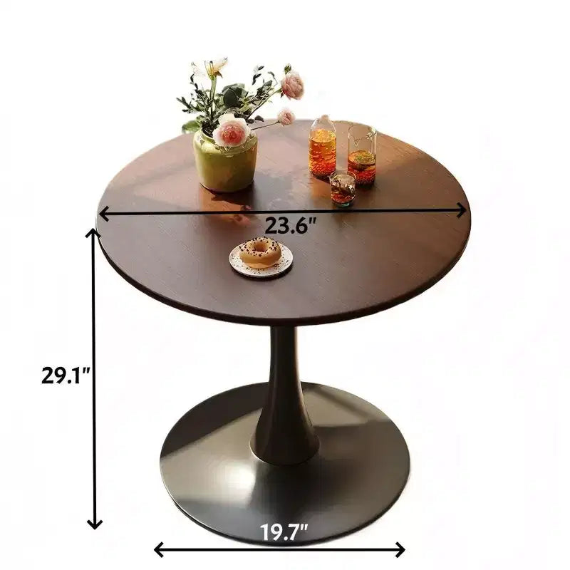 Vatros Tavolo da Pranzo Moderno Tavolo Bistrò Rotondo per 2 Persone
