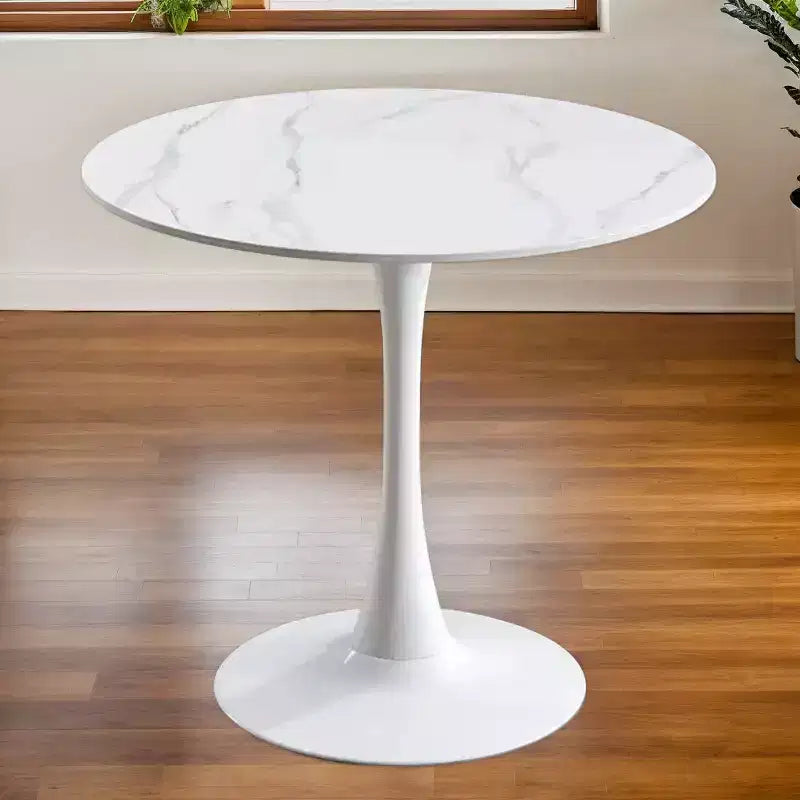 Vatros Tavolo da Pranzo Moderno Tavolo Bistrò Rotondo per 2 Persone