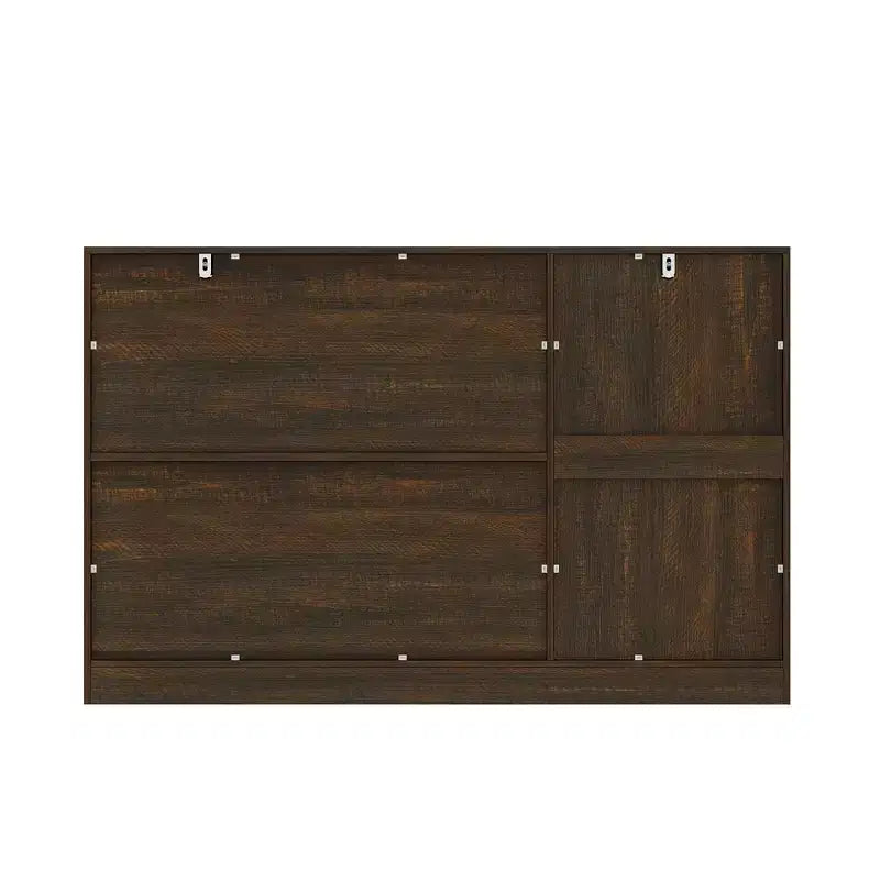 Credenza a Buffet Effetto Legno con Dispositivo Antiribaltamento – 3 Cassetti e 2 Ante