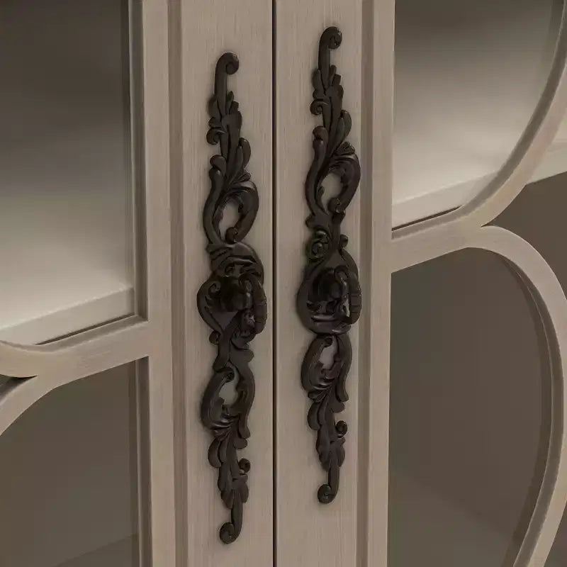 Credenza a 4 ante con ante in vetro temperato