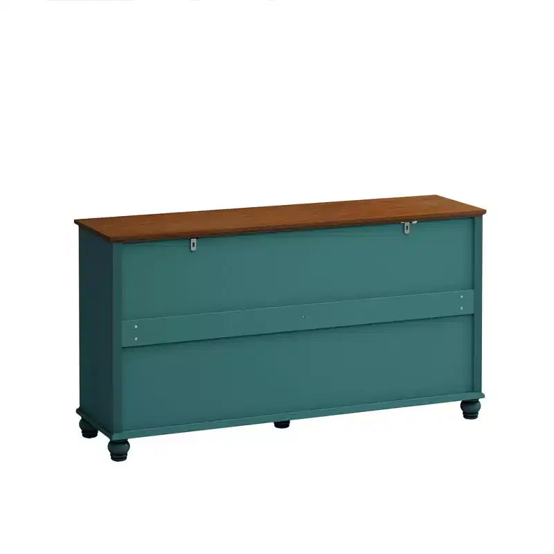 Credenza a 4 ante con ante in vetro temperato