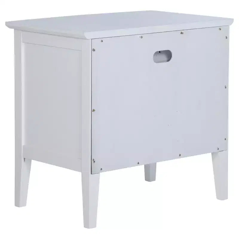 Comodino a 1 cassetto bianco