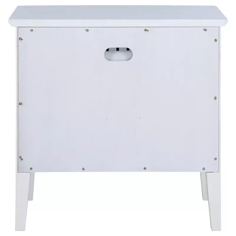 Comodino a 1 cassetto bianco