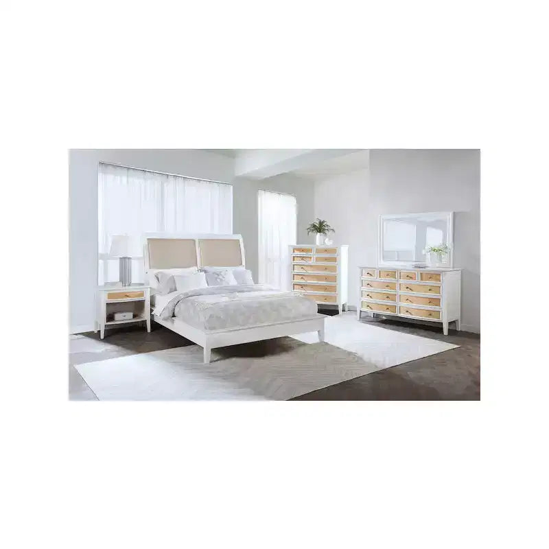 Comodino a 1 cassetto bianco