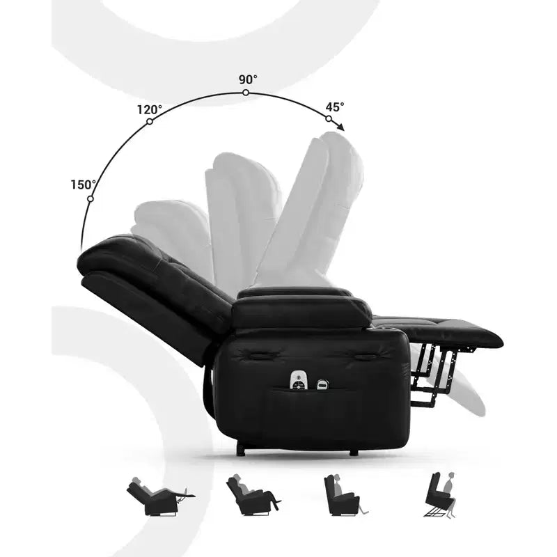 Poltrona Reclinabile Power Lift con Funzione Massaggio e Riscaldamento
