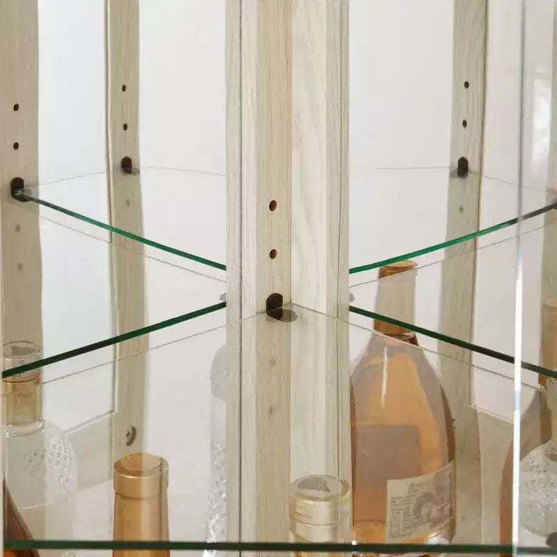 Mobiletto da bagno con ante e cassetti, in MDF impiallacciato legno, resistente all'umidità