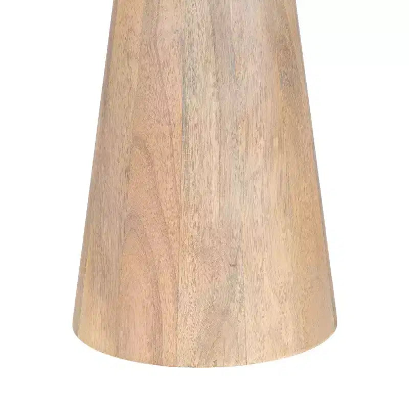 Tavolino rotondo in legno, naturale, 12x12x22