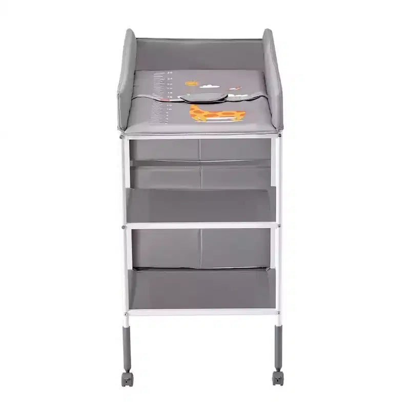 Fasciatoio Portatile con 3 Cassetti e Ruote
