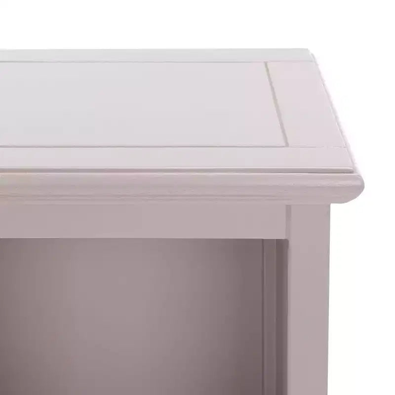Libreria in Legno a 5 Ripiani con Schienale Chiuso
