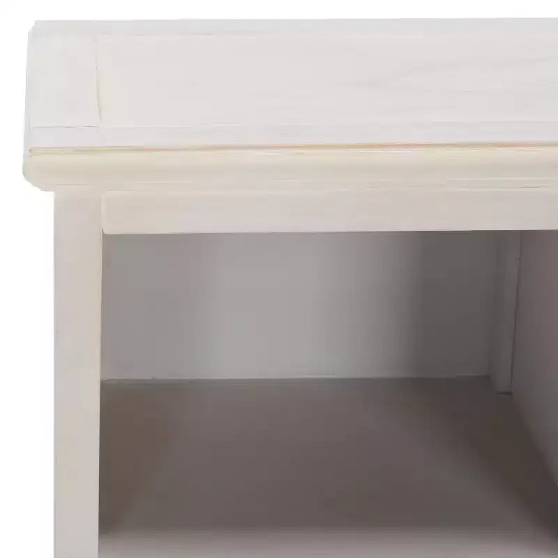 Libreria in Legno a 5 Ripiani con Schienale Chiuso