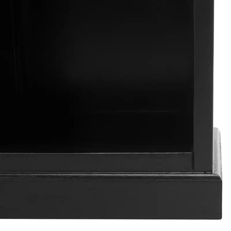 Libreria in Legno a 5 Ripiani con Schienale Chiuso
