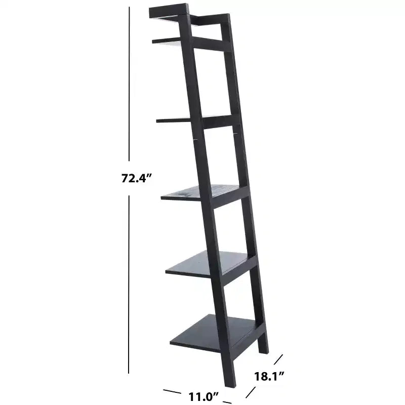 Libreria a Scala Inclinata a 5 Ripiani