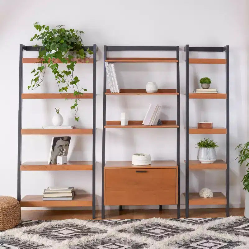 Libreria a Scala Inclinata a 5 Ripiani