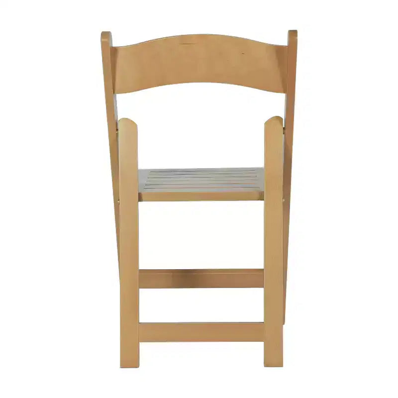 Set di 2 sedie da pranzo Merrick Lane in legno massello con design pieghevole e finitura elegante