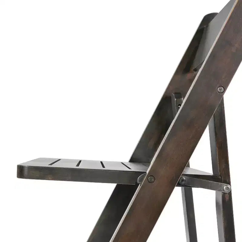 Set di 2 sedie da pranzo Merrick Lane in legno massello con design pieghevole e finitura elegante